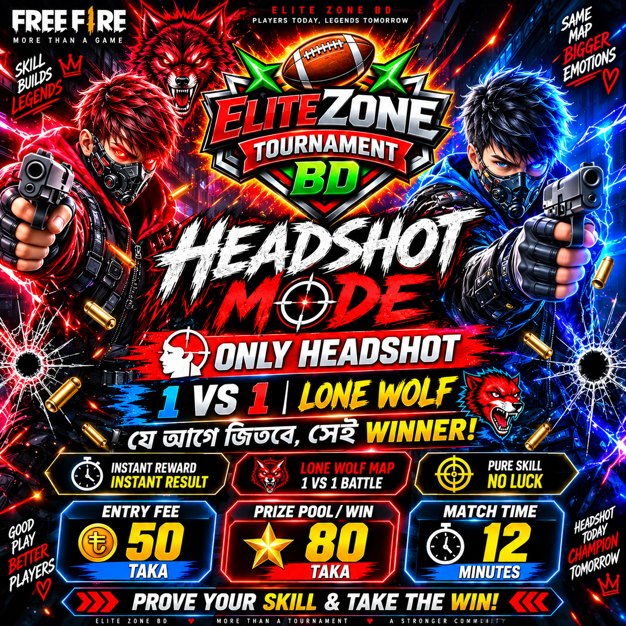 ONLY HEADSHOT MATCH